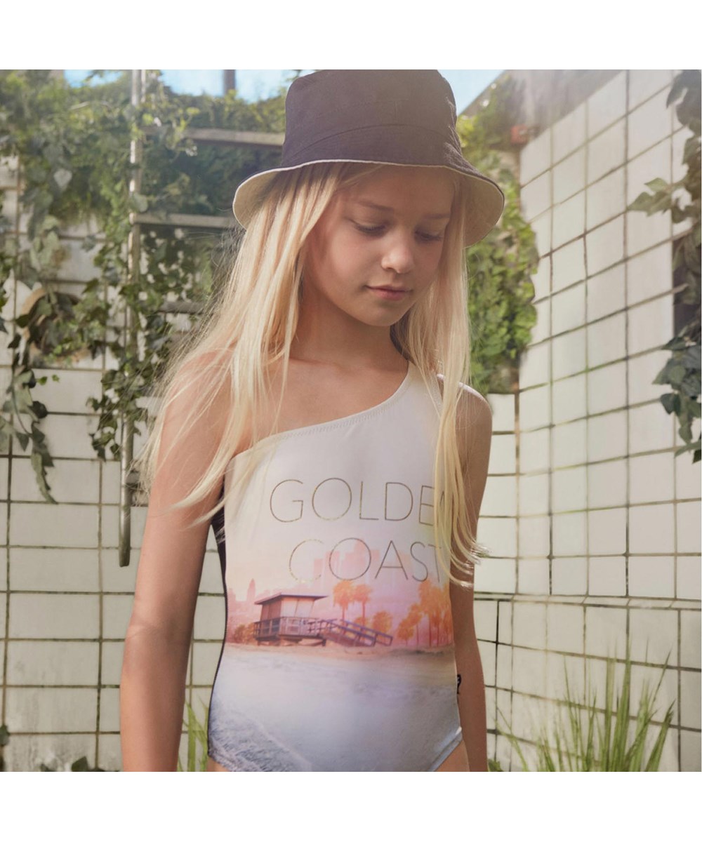 Nai Golden Coast UV asymmetric golden coast swimsuit Molo