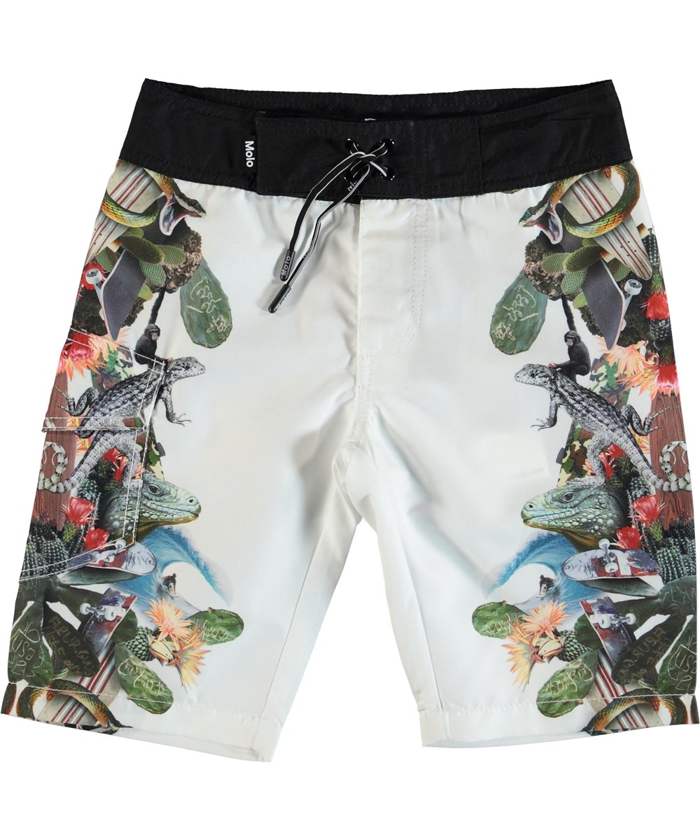 Nalvaro - Tropical Fever - Boardies with tropical print