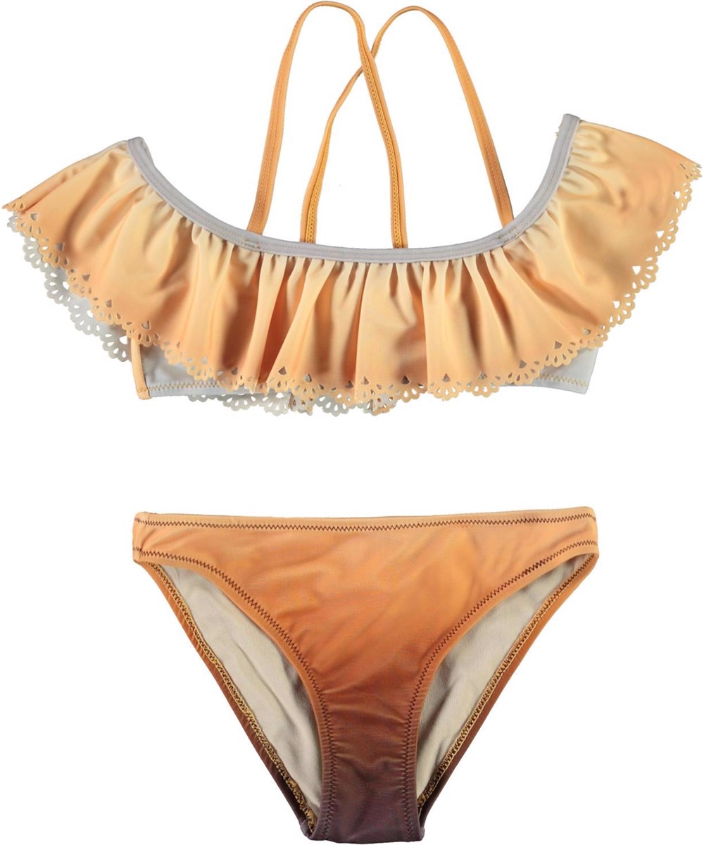 Natacha - Faded Rainbow - Bikini subtle rainbow print lovely details 