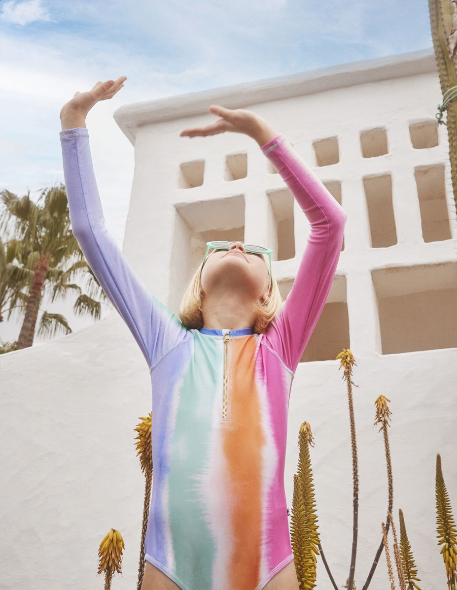 Necky - Colourful - Multi-coloured swimsuit with long sleeves and