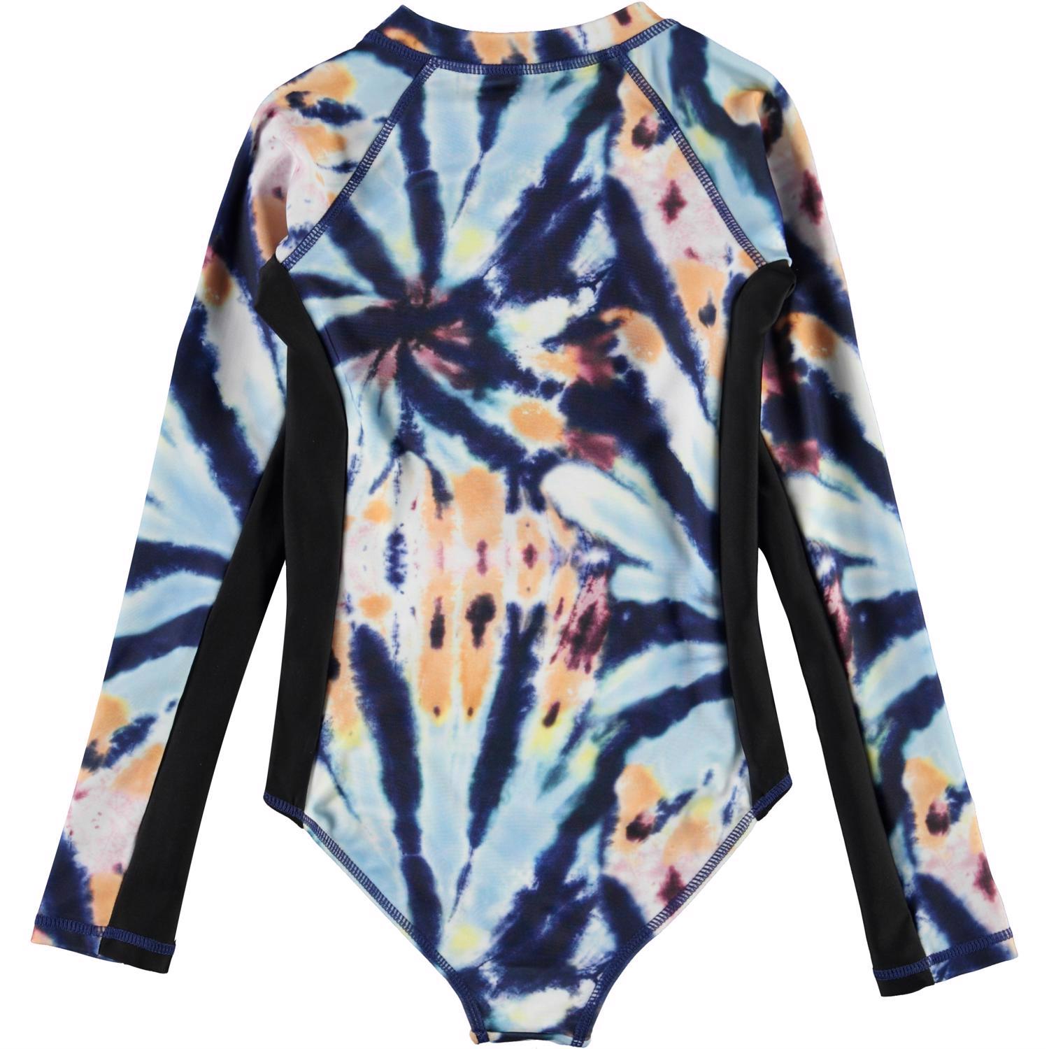 売れ筋商品|||ルビーロード カットソー トップス レディース Plus Size Batik Embroidered Tie Dye Puff Print Top Ocean Blue Multi Tie-Dye Pullover Hoodie | ZuniSportswear