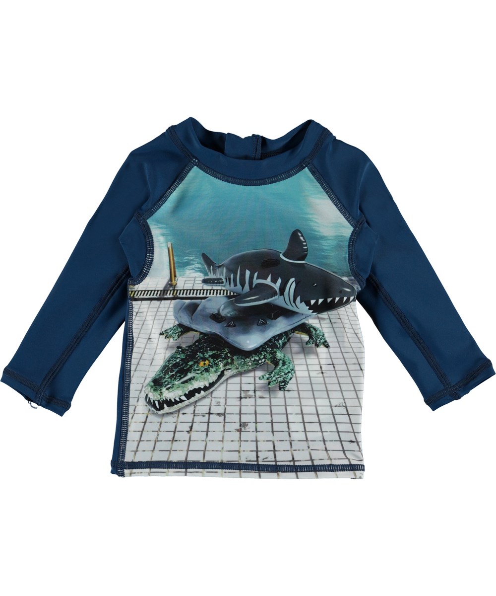 Nemo - Pool Side - Baby UV rashguard with pool animals