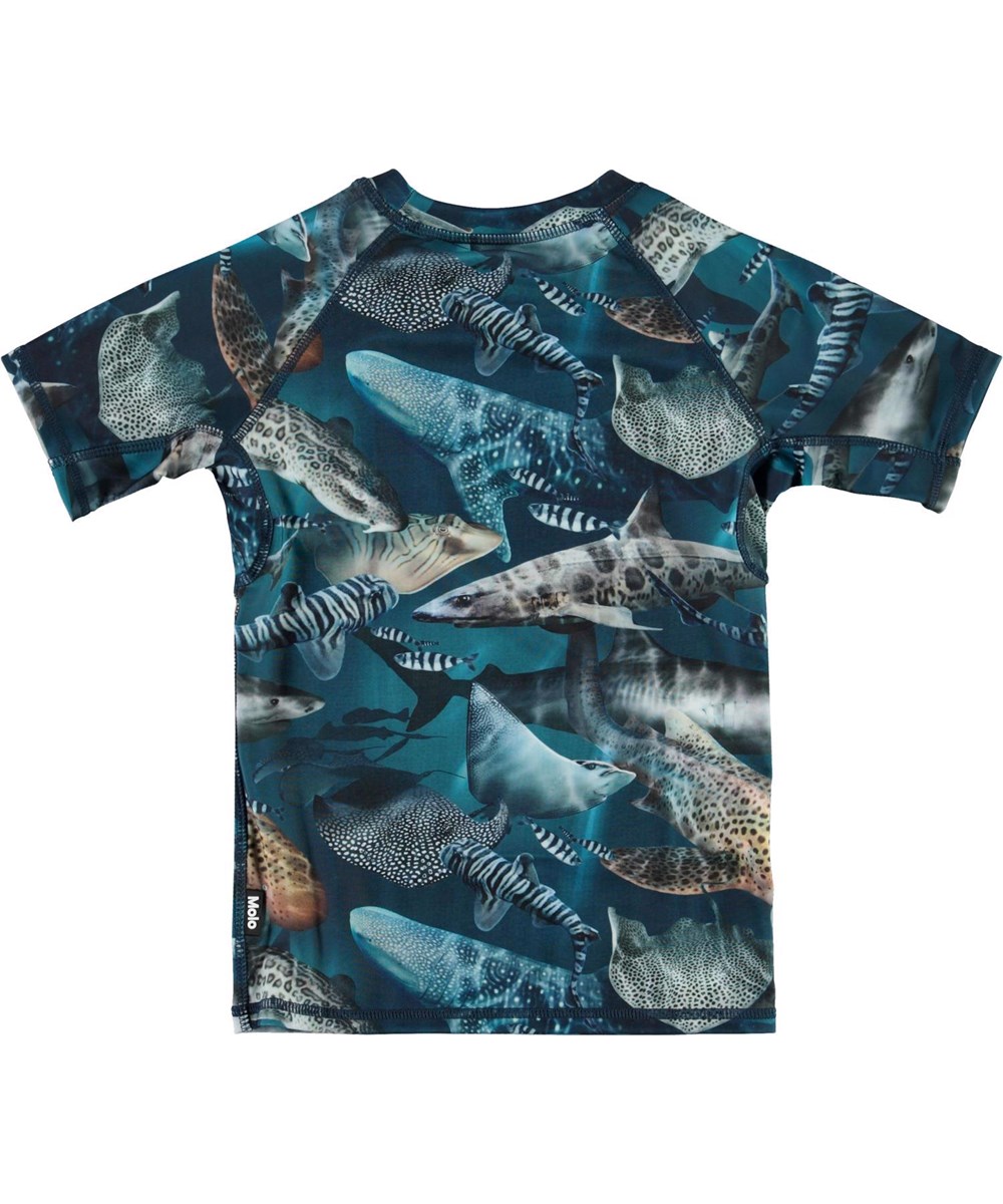 Neptune - Amazing Sharks - UV rash guard with fantastic sharks 