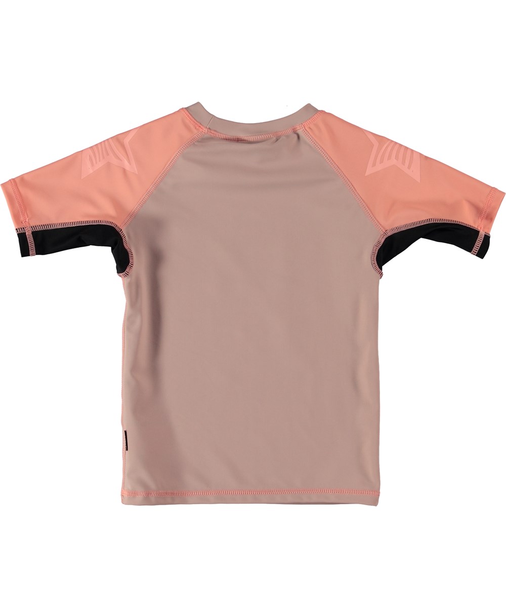 Neptune Block - Rose Sand - Colour blocked rash guard