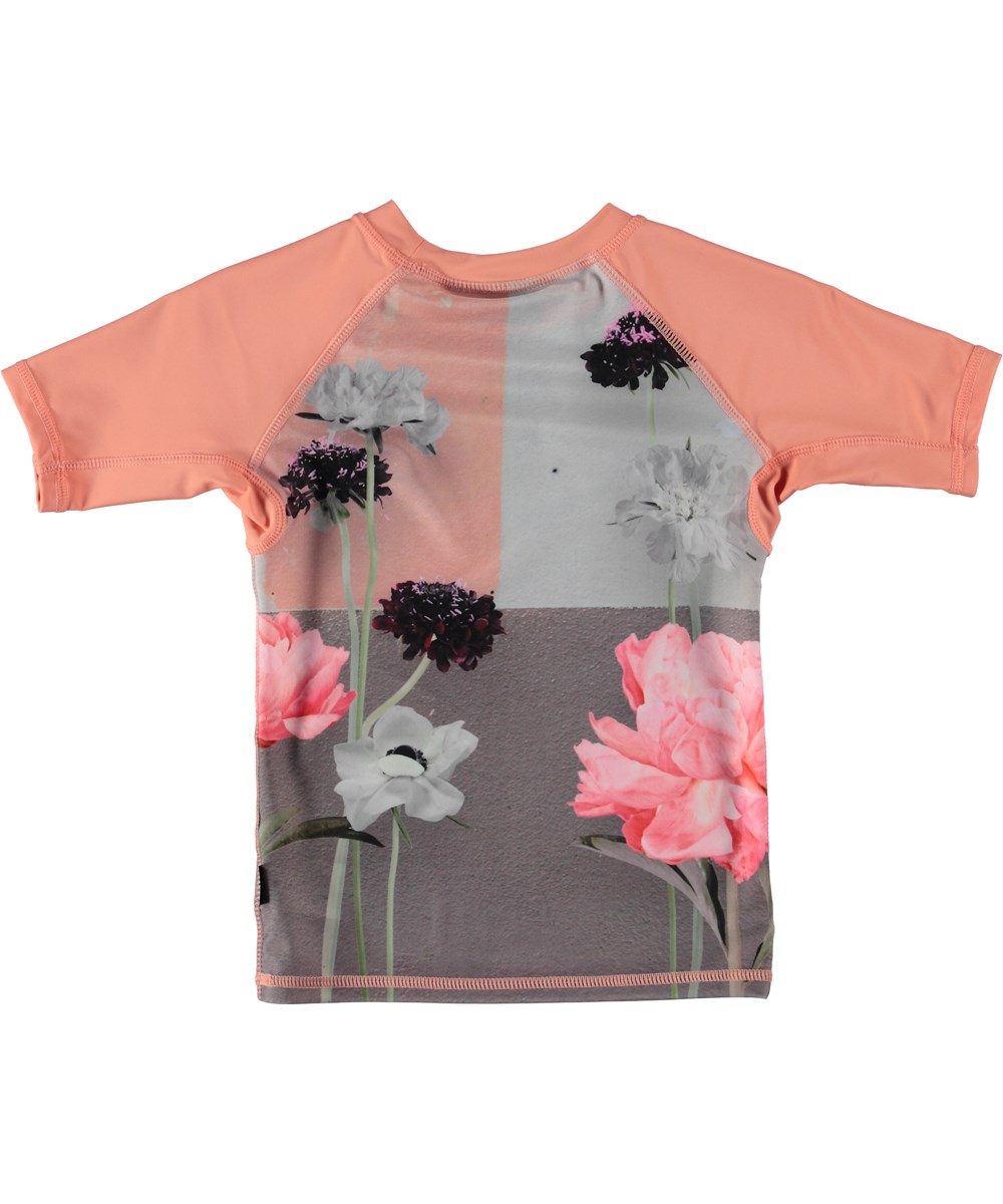 Neptune - Flower Wall - Rash guard with flowers