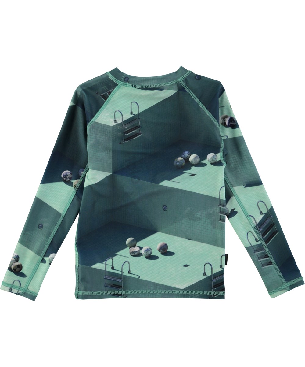 Neptune Long - Graphic Pools - Long sleeve rash guard with digital pool print