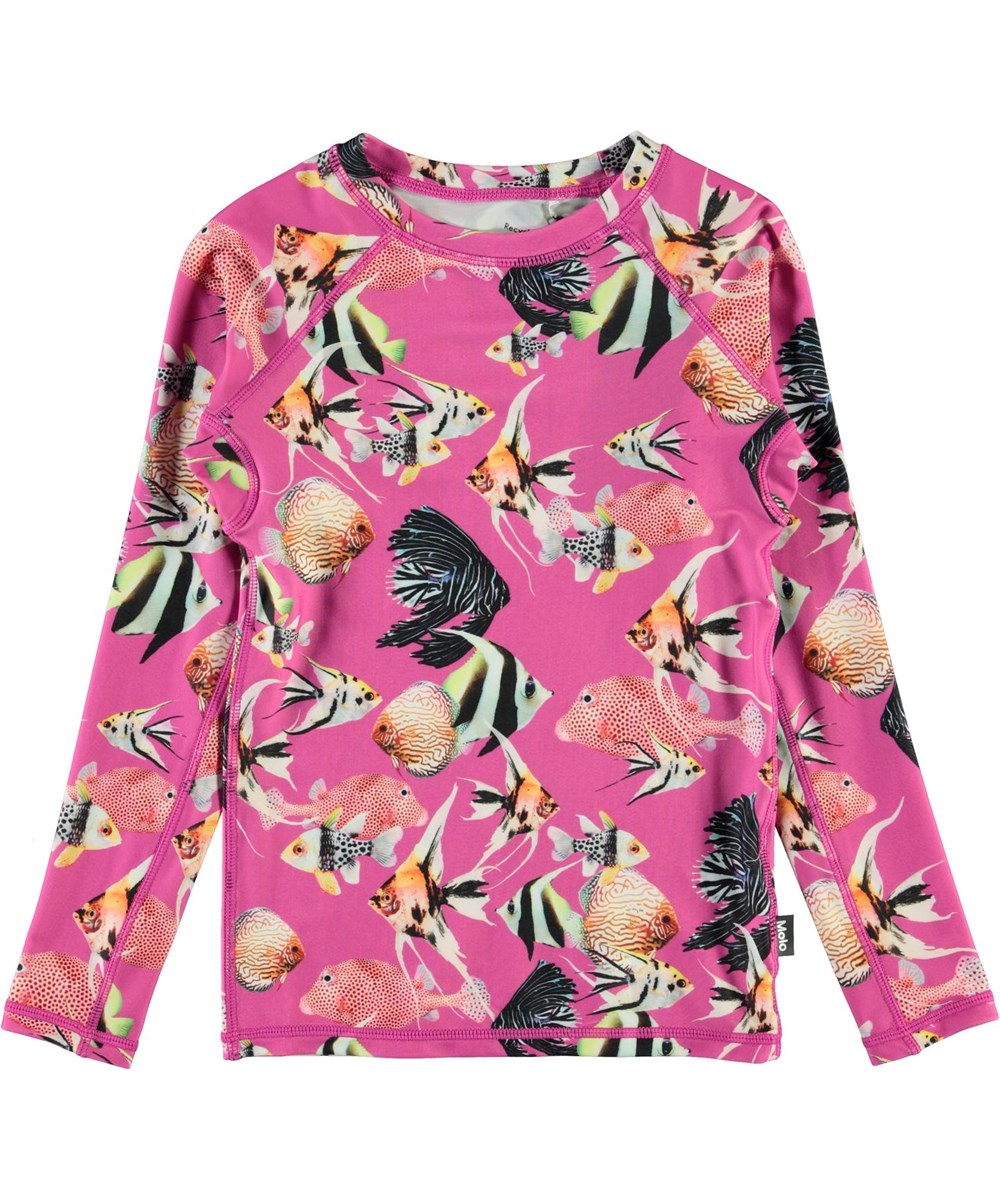 Neptune LS - Beauty Of The Sea - UV rashguard with fish print