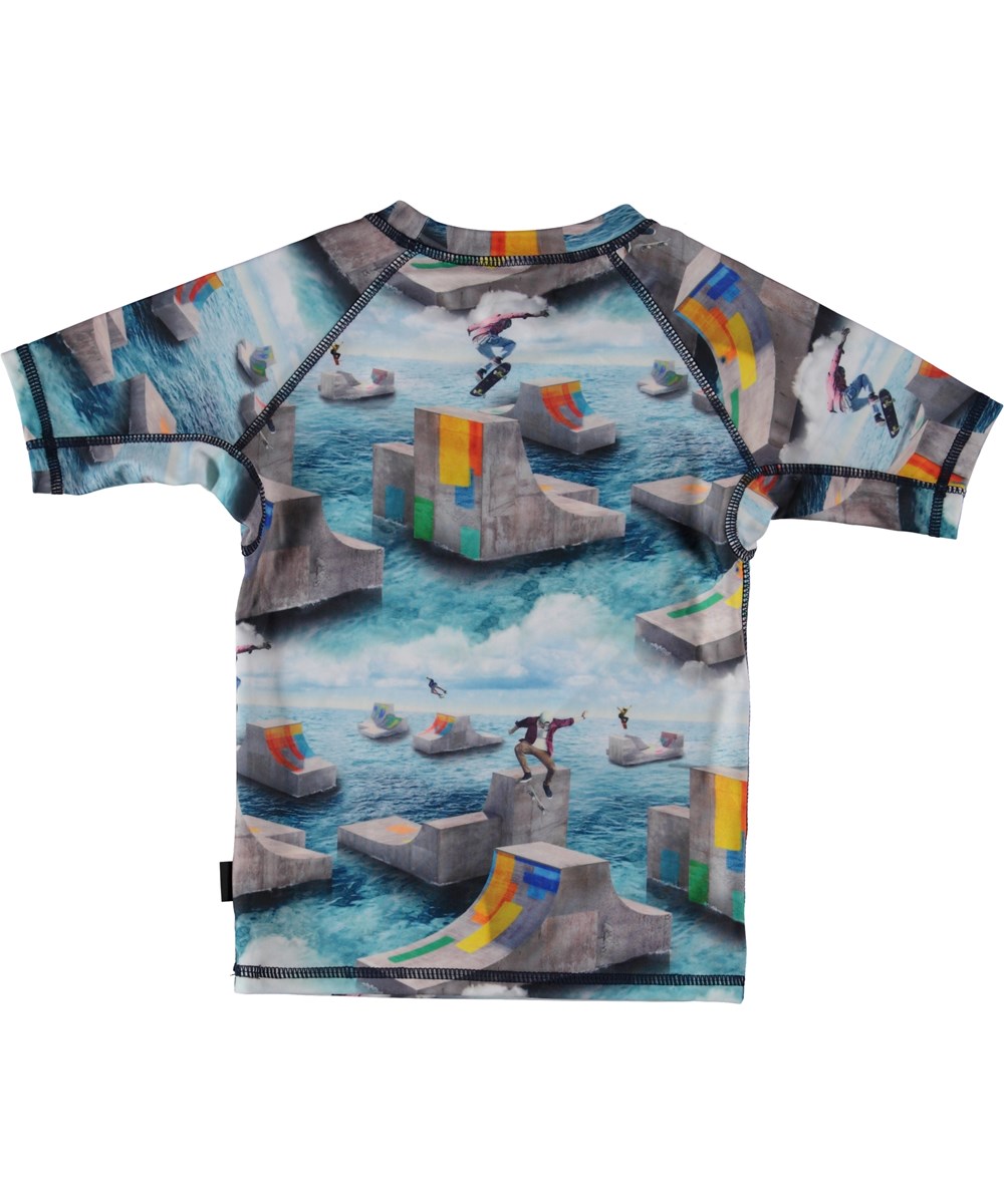 Neptune - Ocean Skate - Rash guard with skaters 