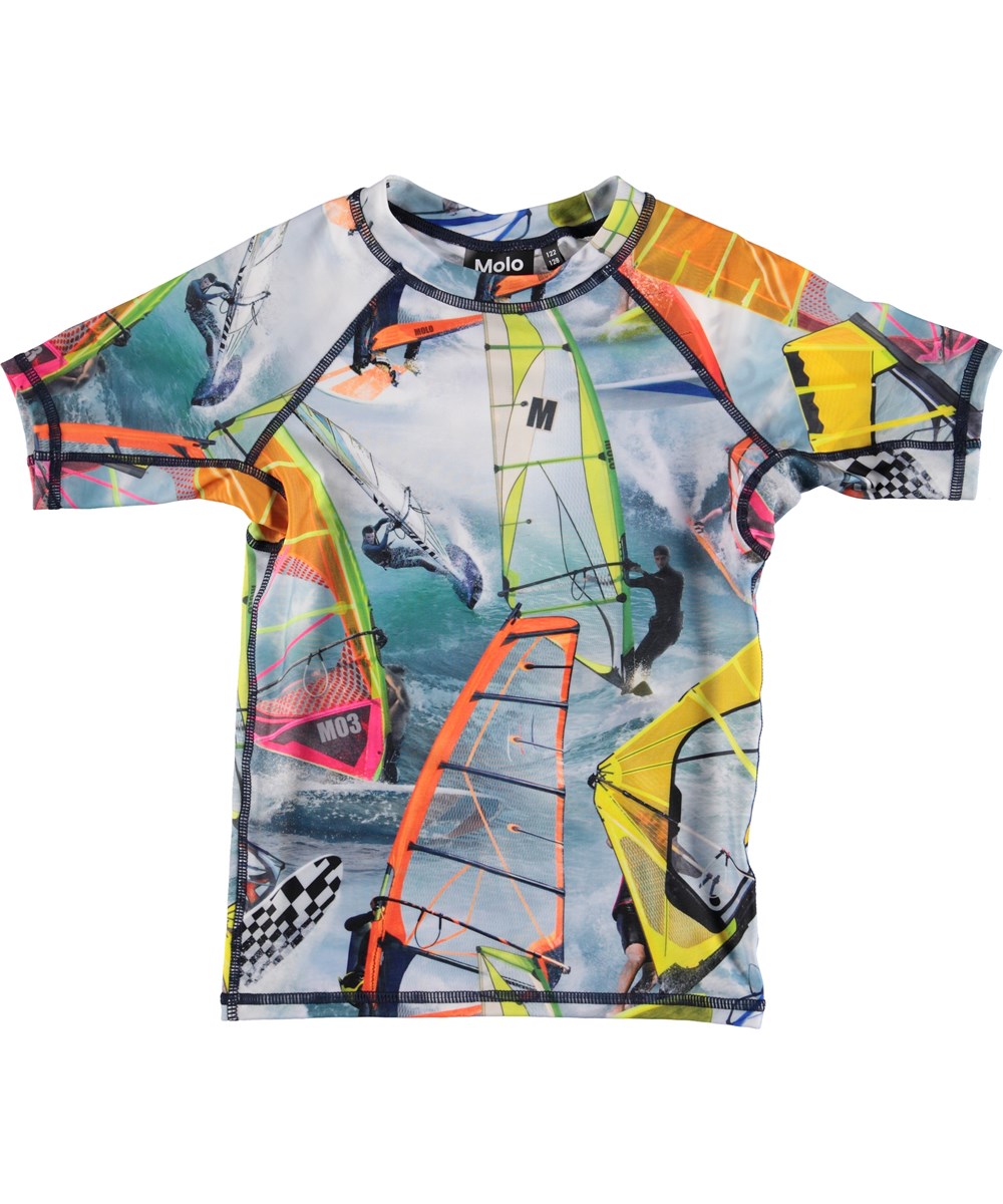 Neptune - Windsurfers - UV rashguard in surfer print