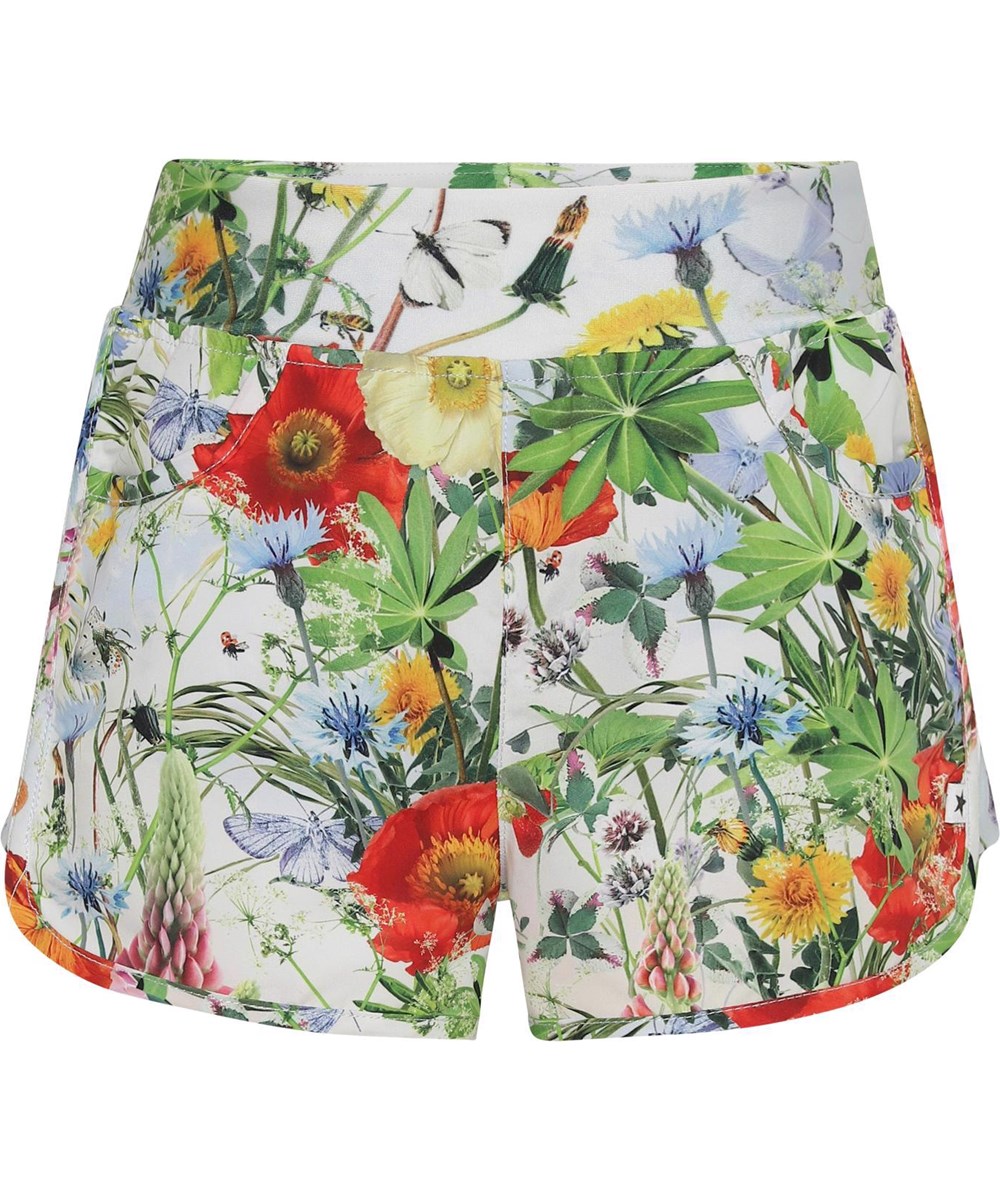Neva - Meadow - UV swim trunks wildflowers