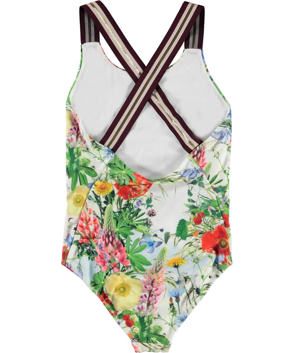 Neve - Meadow - UV swimsuit with wildflowers 