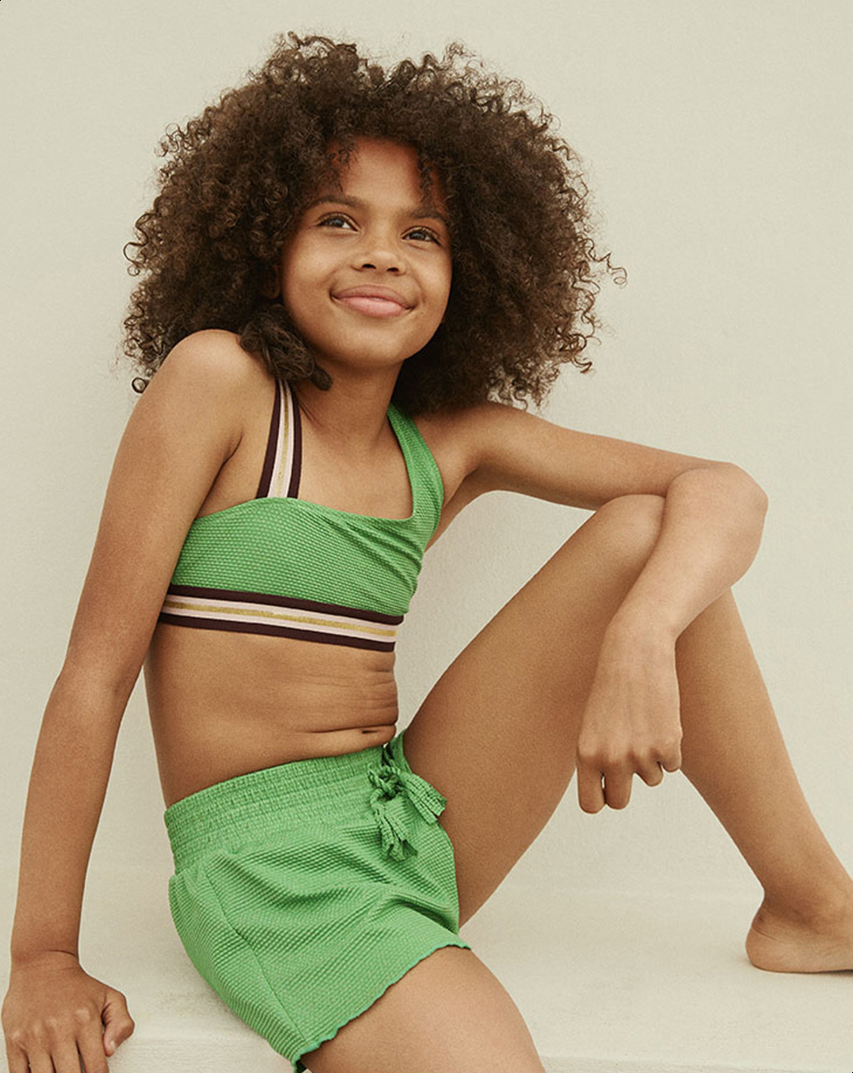 Tostalgic swimwear / green PECO ペコちゃん