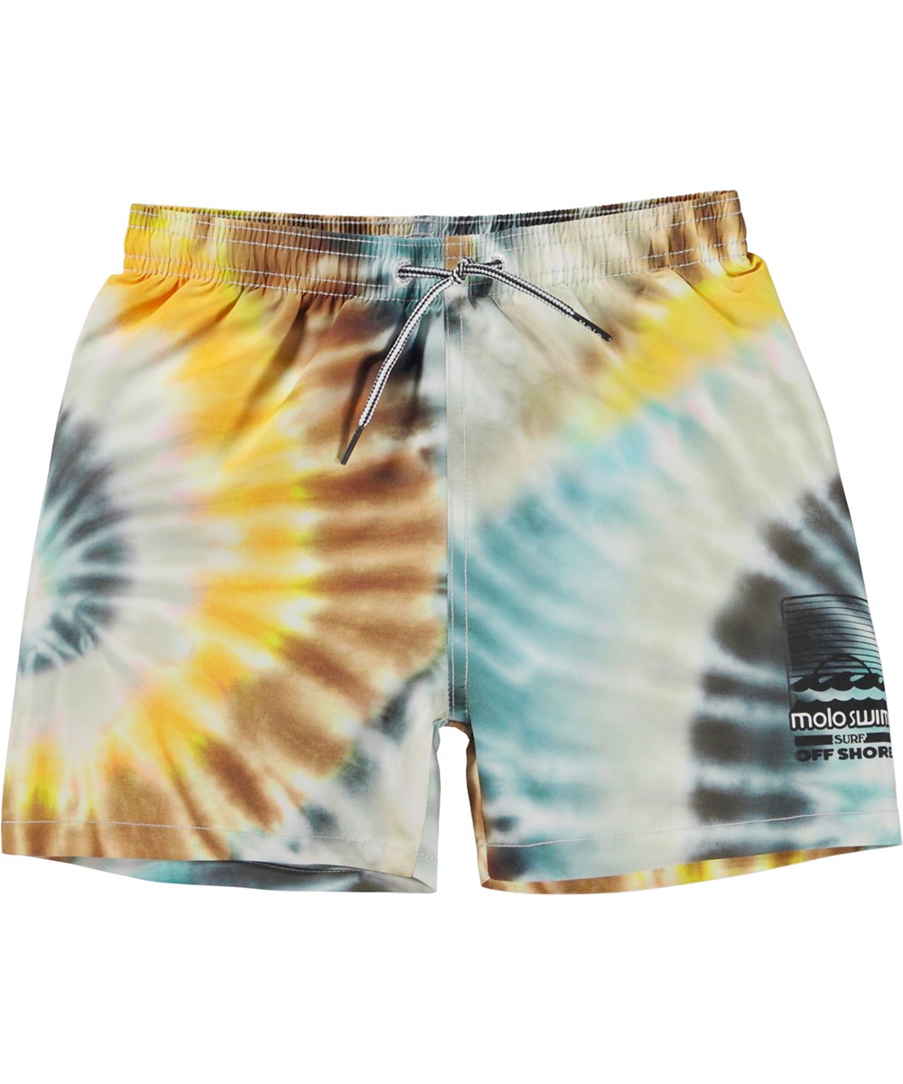 Niko - Tie Dye Spin - Swim shorts in tie-dye spirals