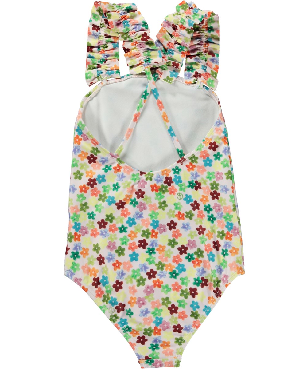 Nitika - Flower Petit - Multi-coloured swimsuit with all over floral print