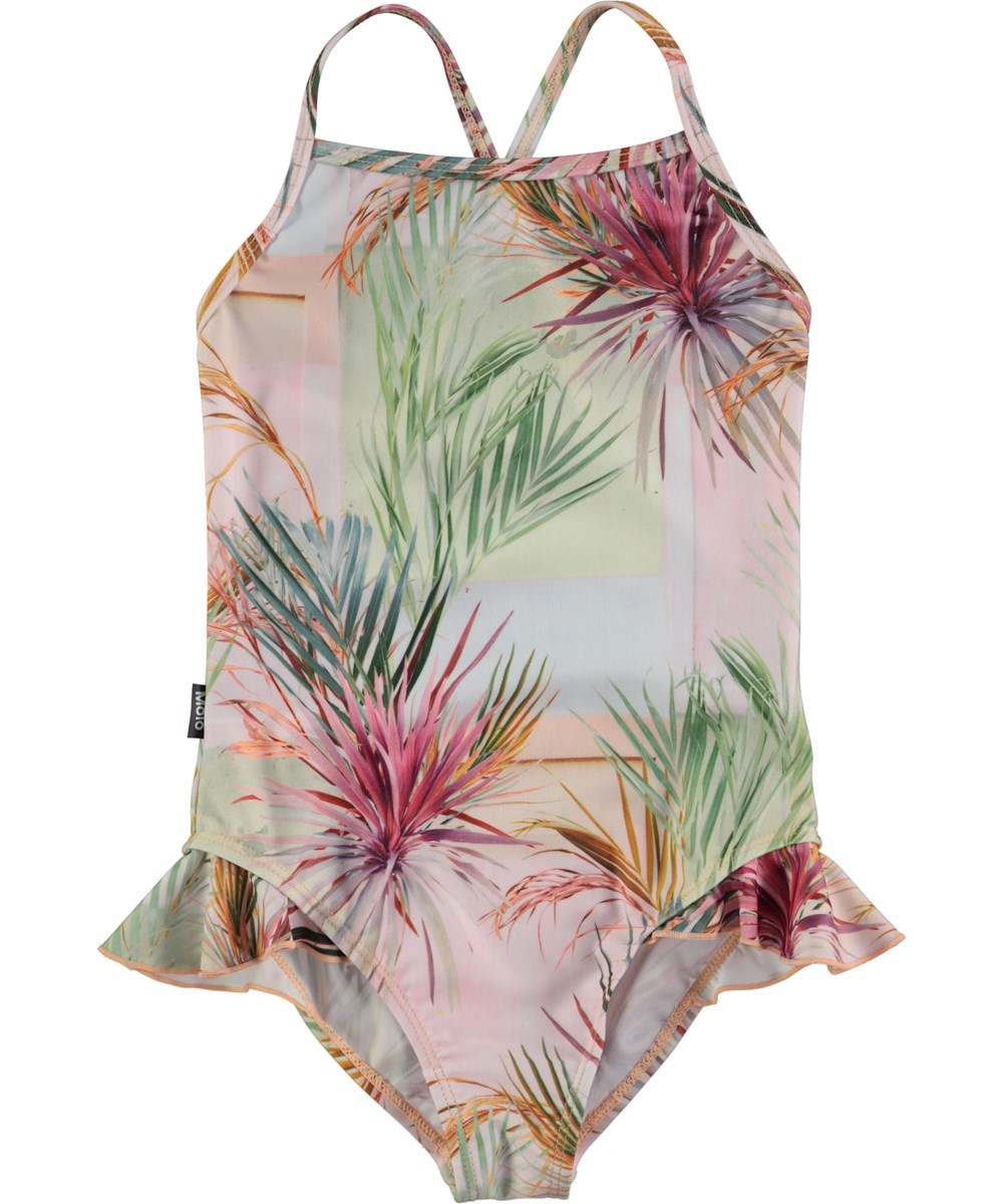 Noona - Palms - Swimsuit with digital palm tree print