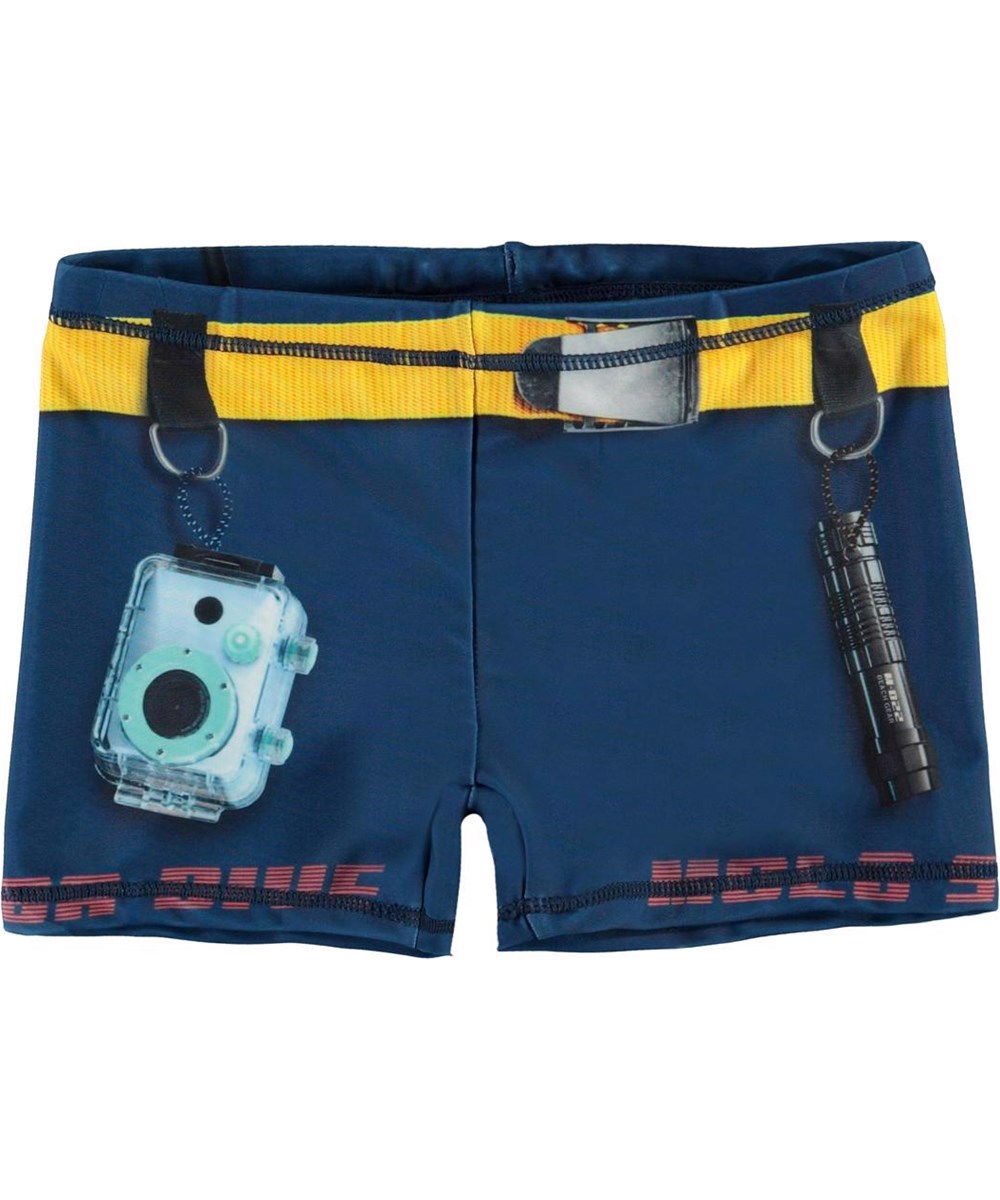 Norton Placed Scuba Dive Short UV swim trunks with diving gear Molo