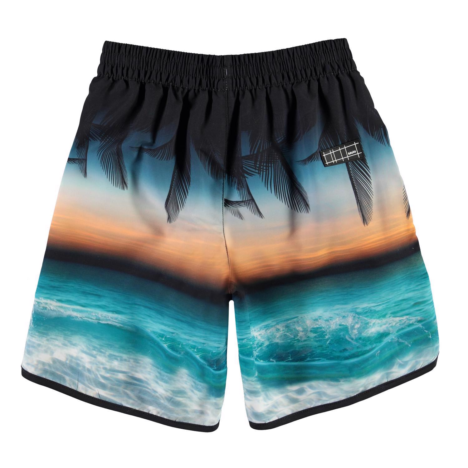 Nox - Sunset - UV blue swim trunks speedboat - Molo