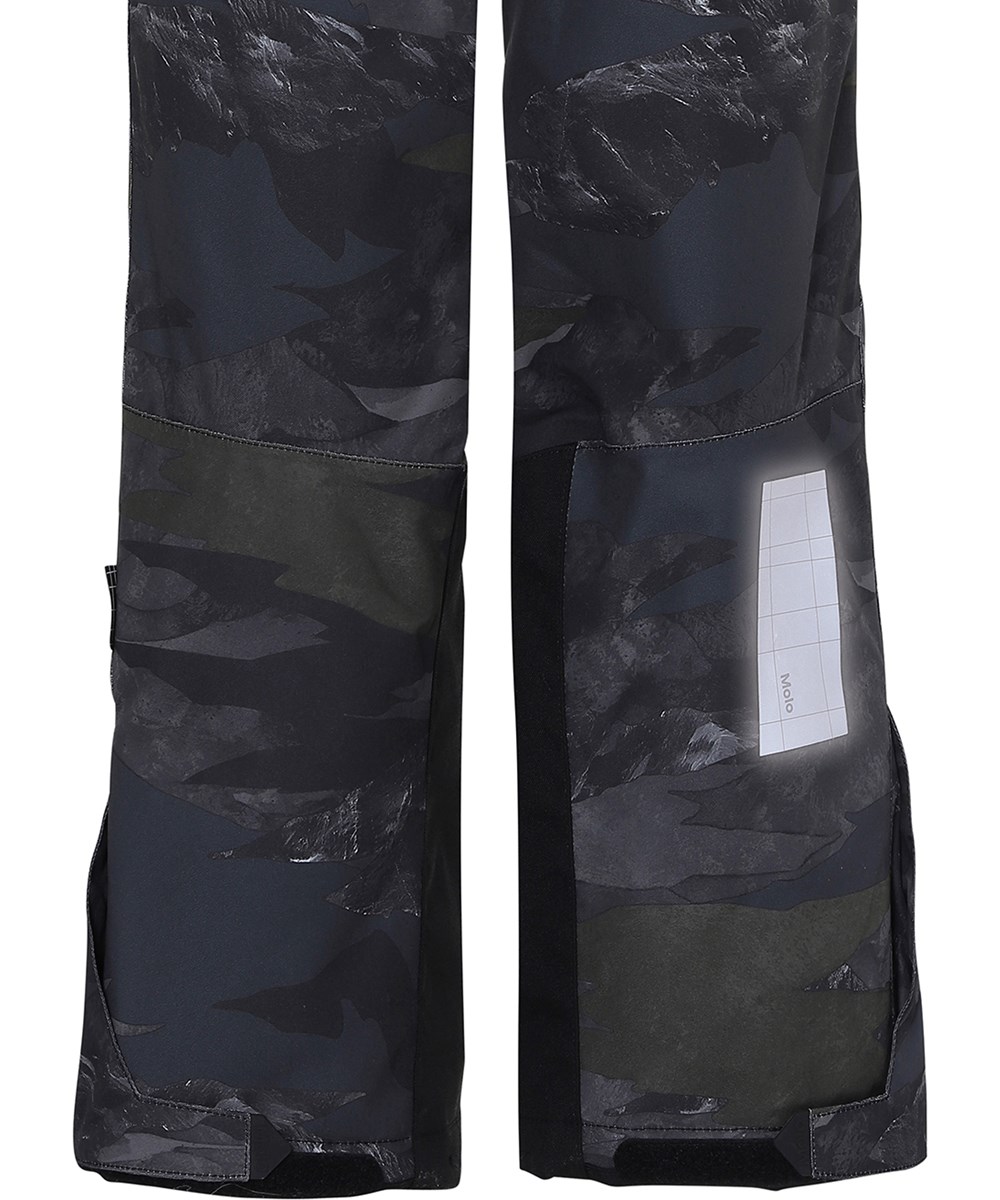 Jump pro - Mountain Camo - Vattentäta skidbyxor med camouflagemönster