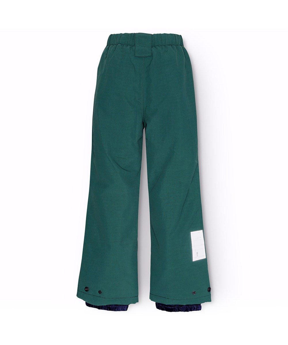 Paxton - Ponderosa Pine - Vind- och vattentäta skidbyxor för barn i mörkgrön färg tillverkade av nylon.