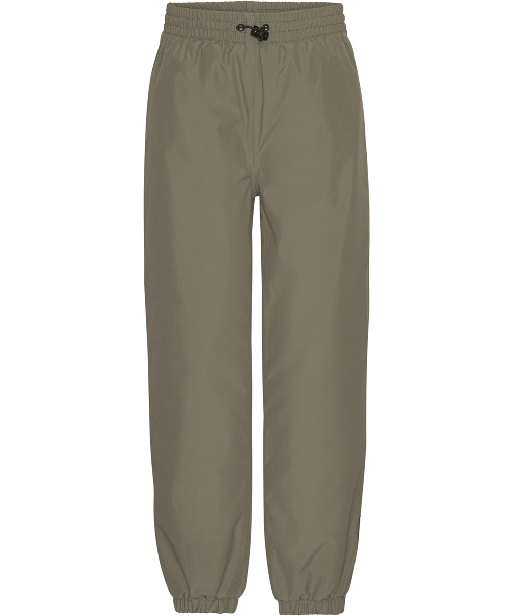 Wild - Dusty Green - Fodrade och vattentäta överdragsbyxor i mörkgrön