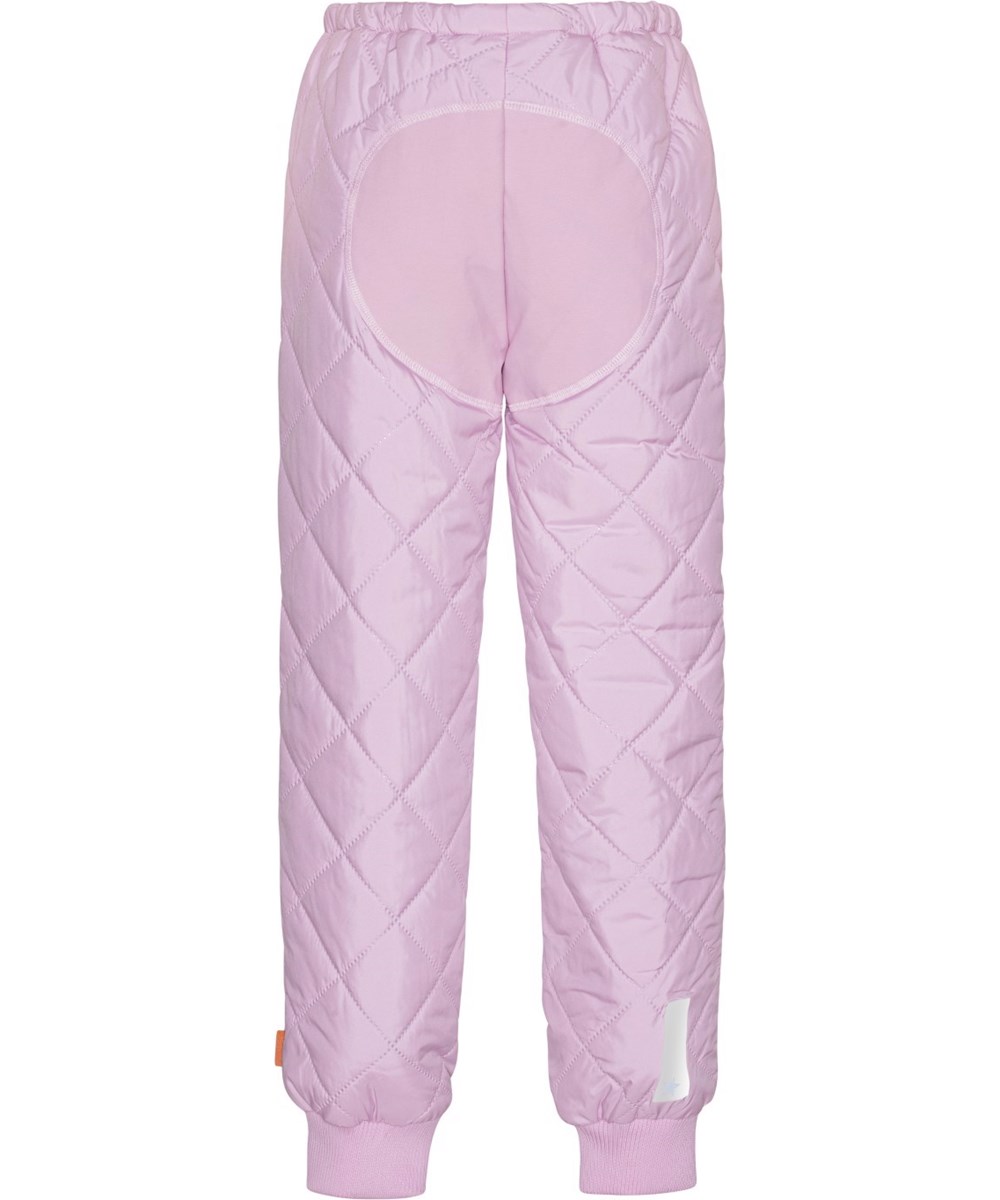 Harlan - Alpine Glow - Lila termobyxor i återvunnen polyester.