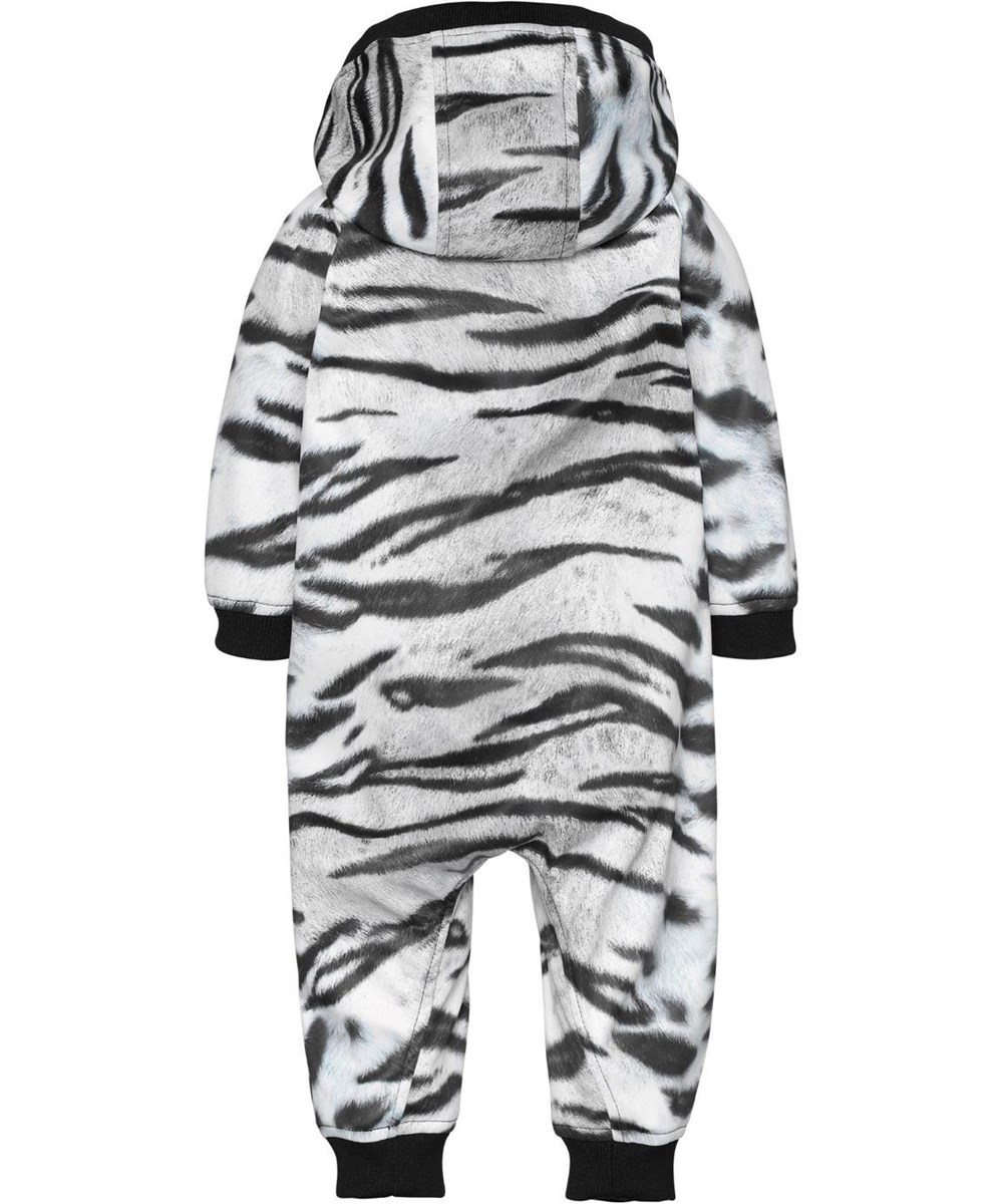 Hill - Tiger White - Baby softshell med leopardmönster