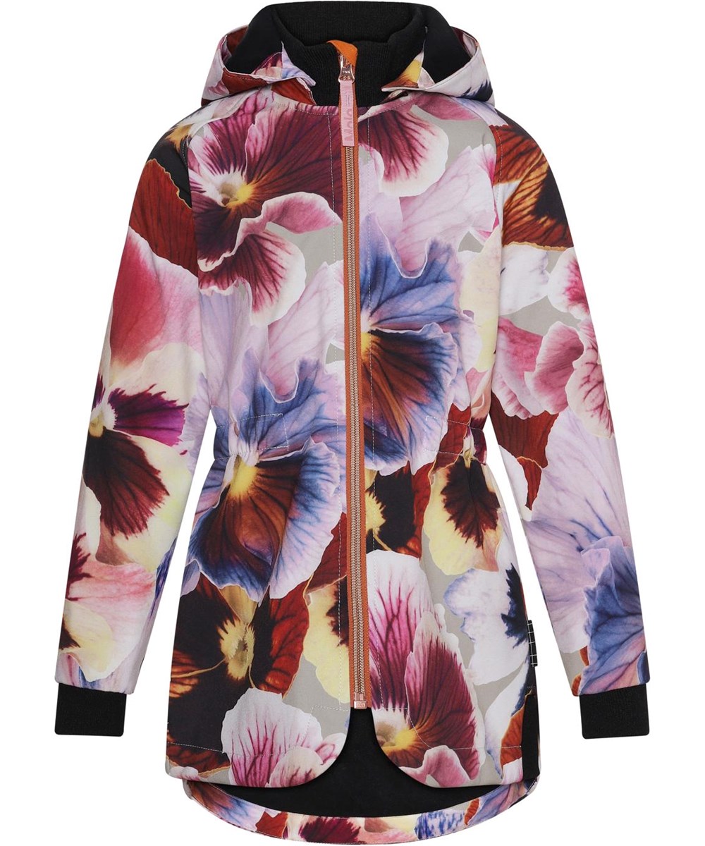 Hillary - Giant Floral - Figyrsydd softshelljacka med blommor.