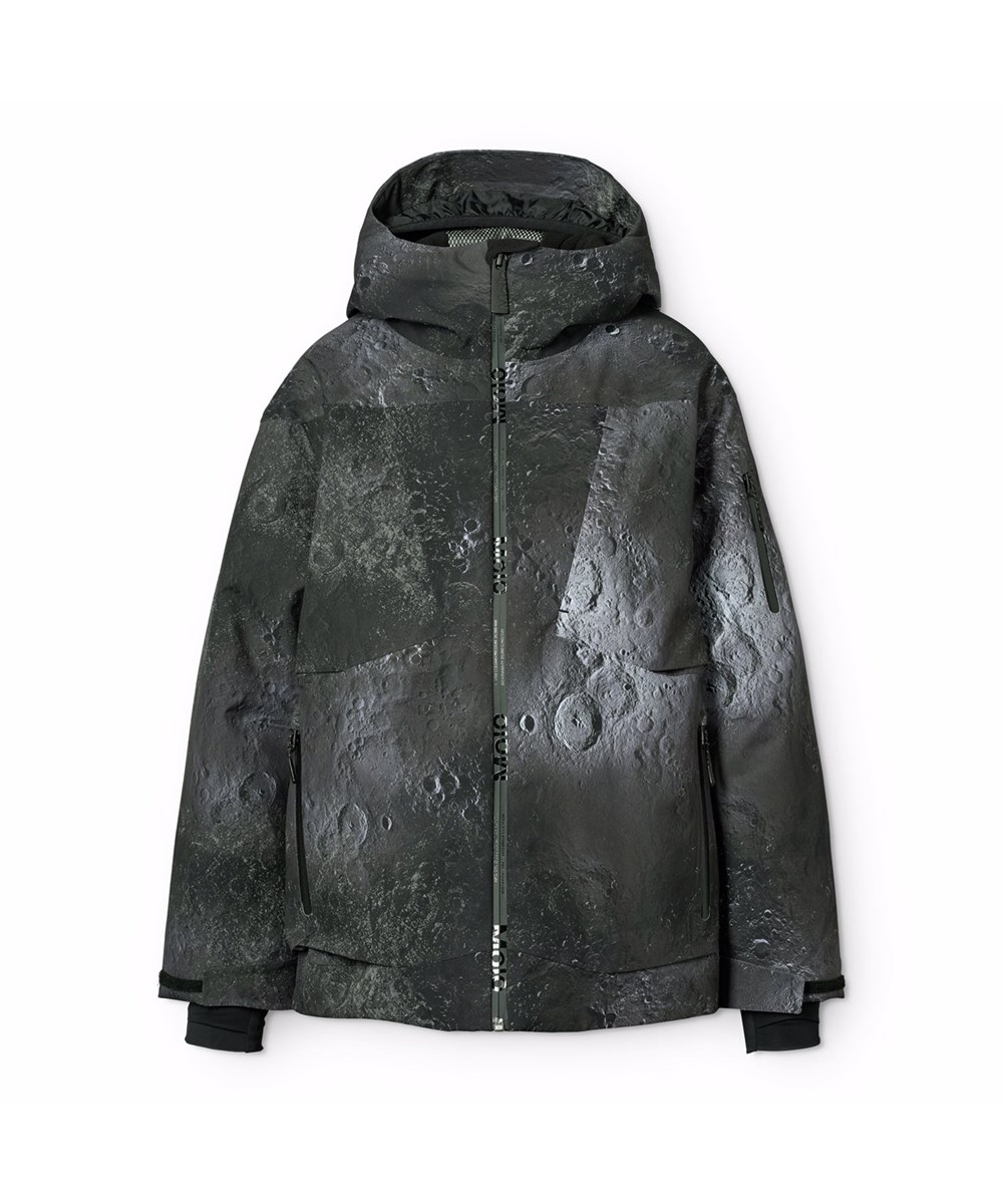 Alpine - Moon - Vind- och vattentät grå vinterjacka för barn tillverkad av återvunnen polyester, vadderad med 3M™ Thinsulate™.