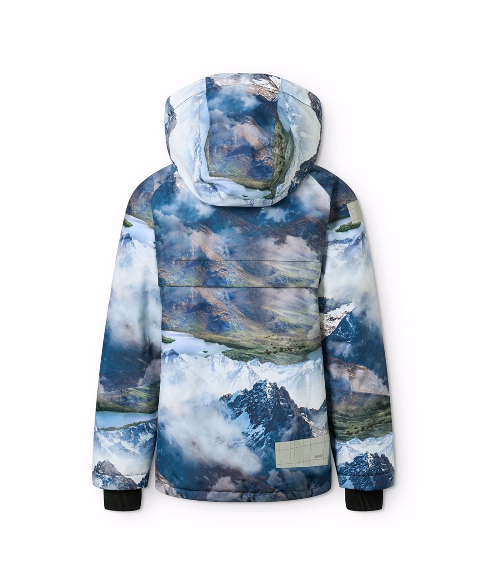 Castor - Snowy Mountains - Vind- och vattentät vinterjacka för barn i återvunnen polyester, vadderad med 3M™ Thinsulate™.