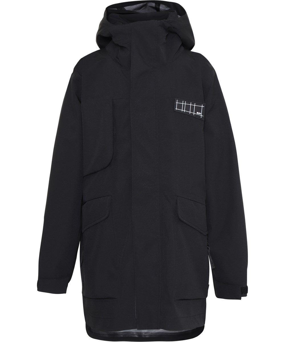 Harden - Black - Svart hardshell jacka