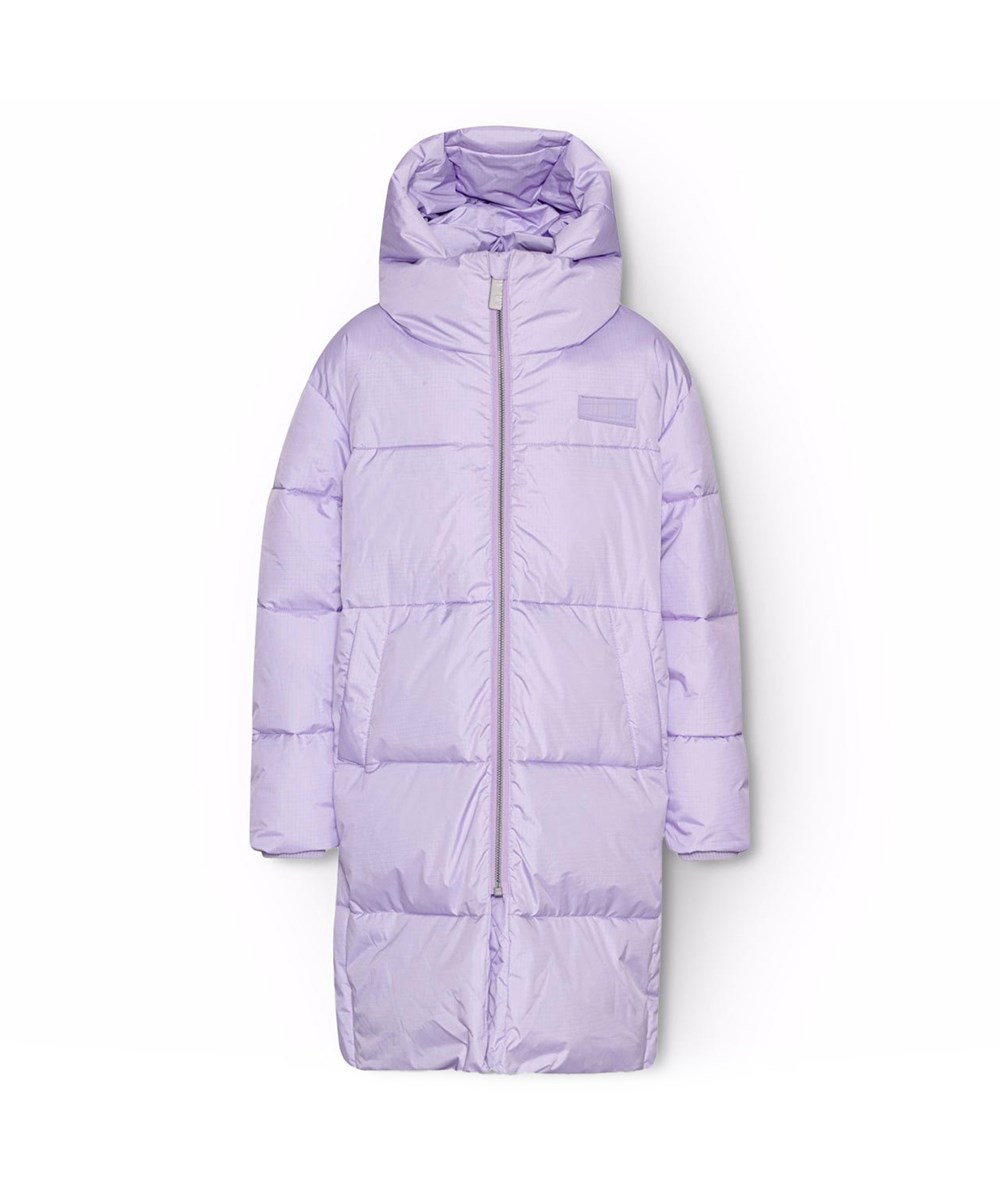 Harper - Pastel Lilac - Ljuslila dunjacka för barn i återvunnen polyester.