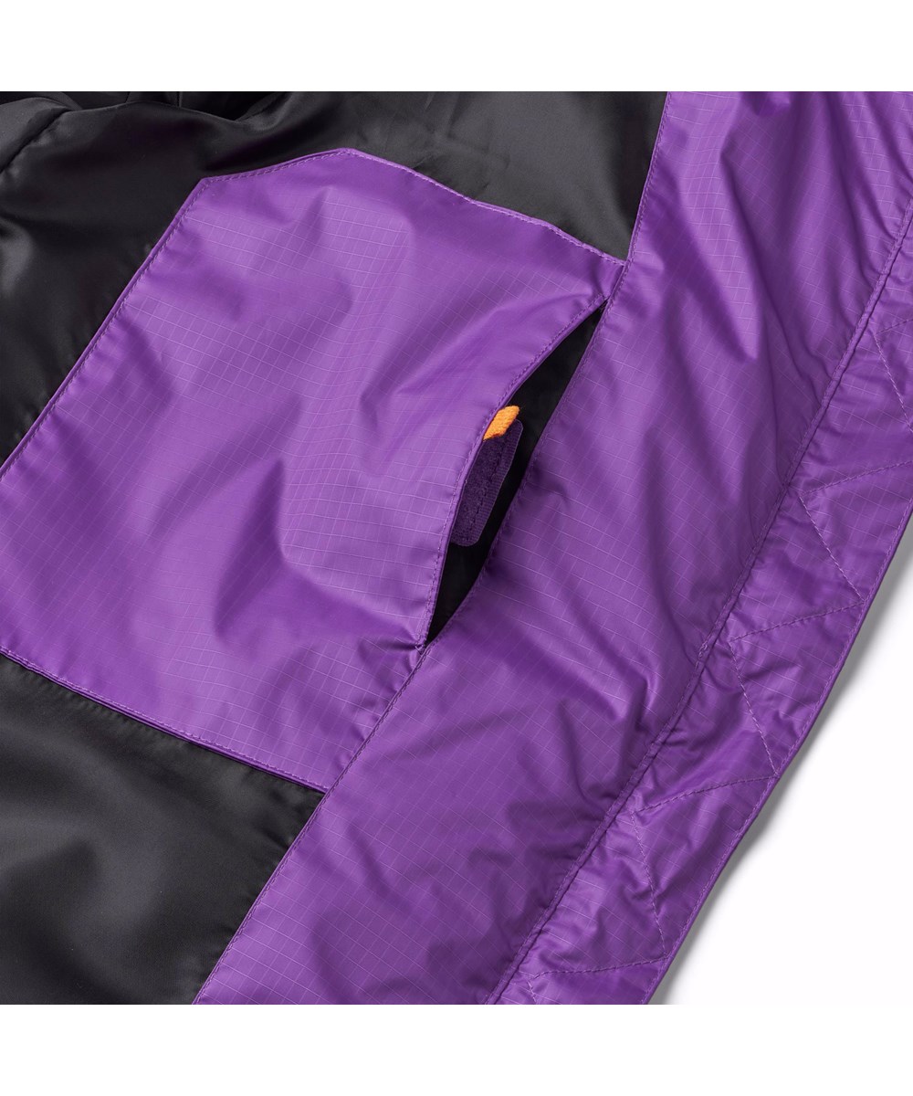 Harper - Warm Purple - Lila vadderad jacka för barn i återvunnen polyester.