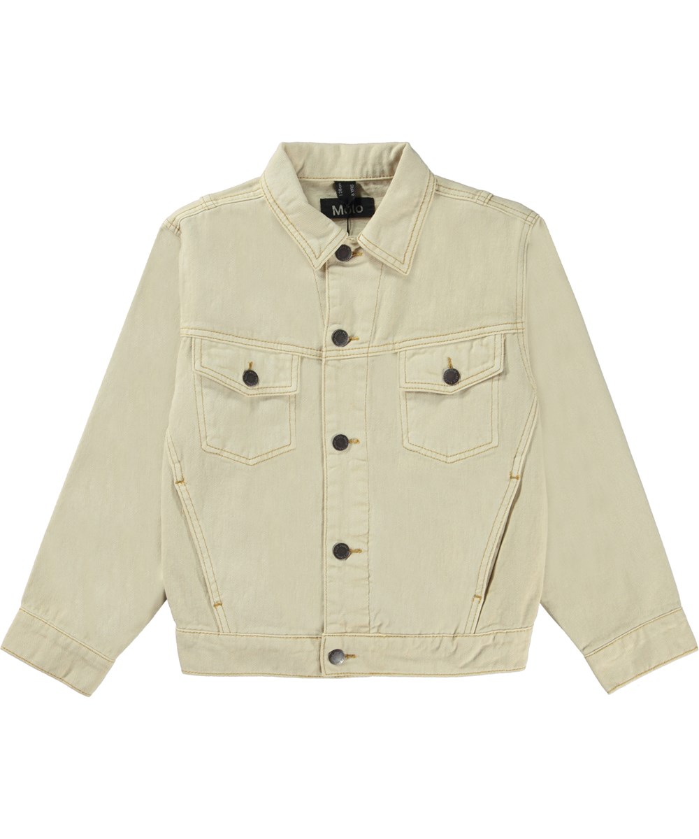 Hedly - Naturelle - Off-white jeansjacka.