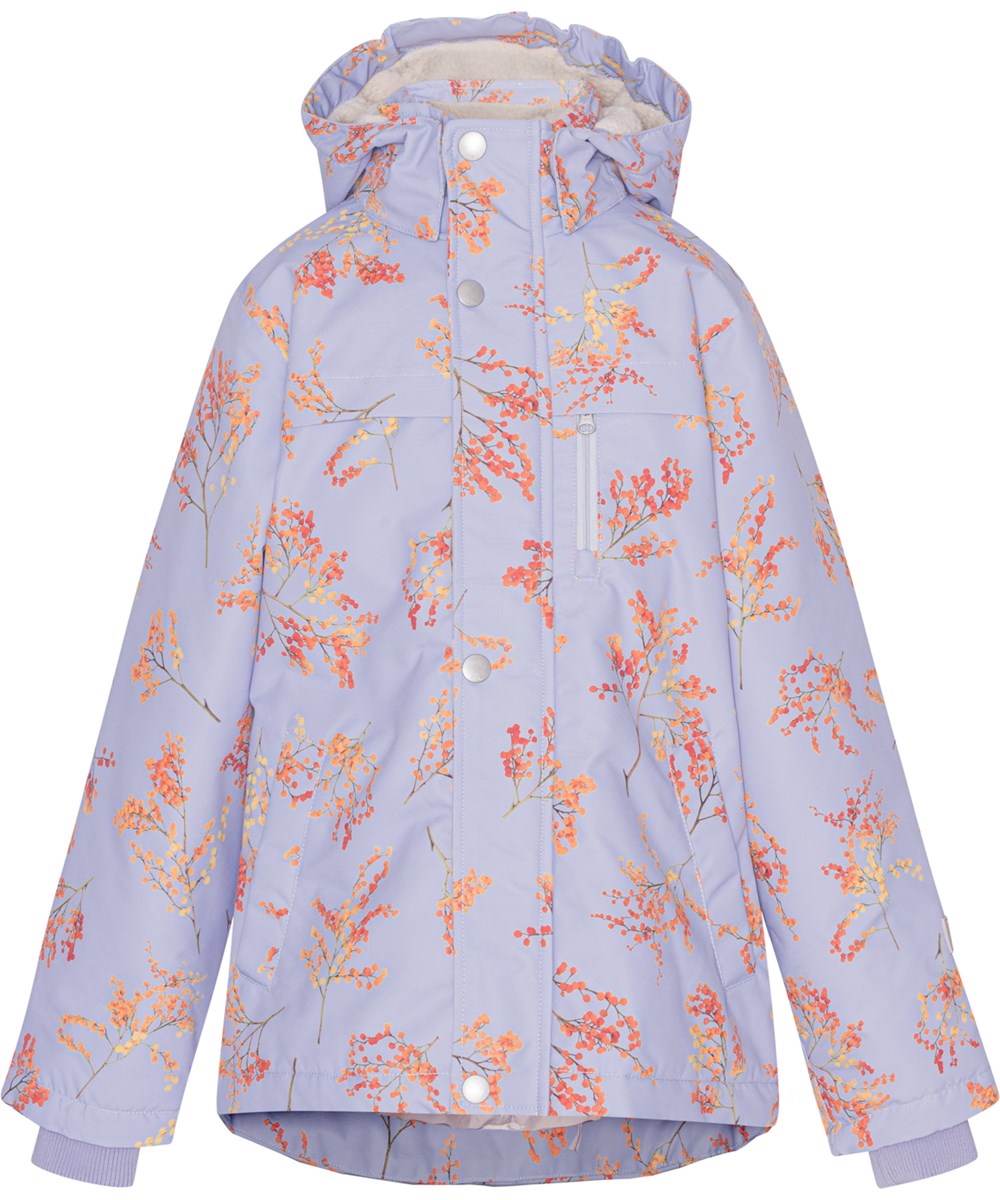 Heiko - Cosmic Mimosa - Återvunnen rosa unisex vinterjacka.