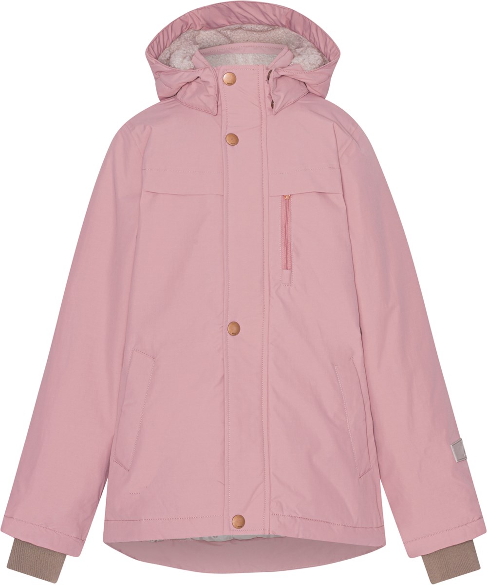 Heiko - Fox Glove - Återvunnen rosa unisex vinterjacka.