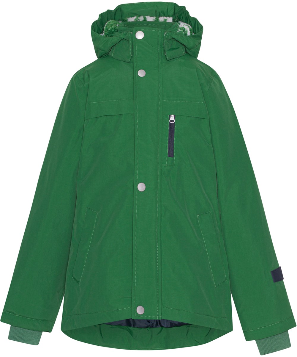 Heiko - Woodland Green - Återvnnen grön unisex vinterjacka.