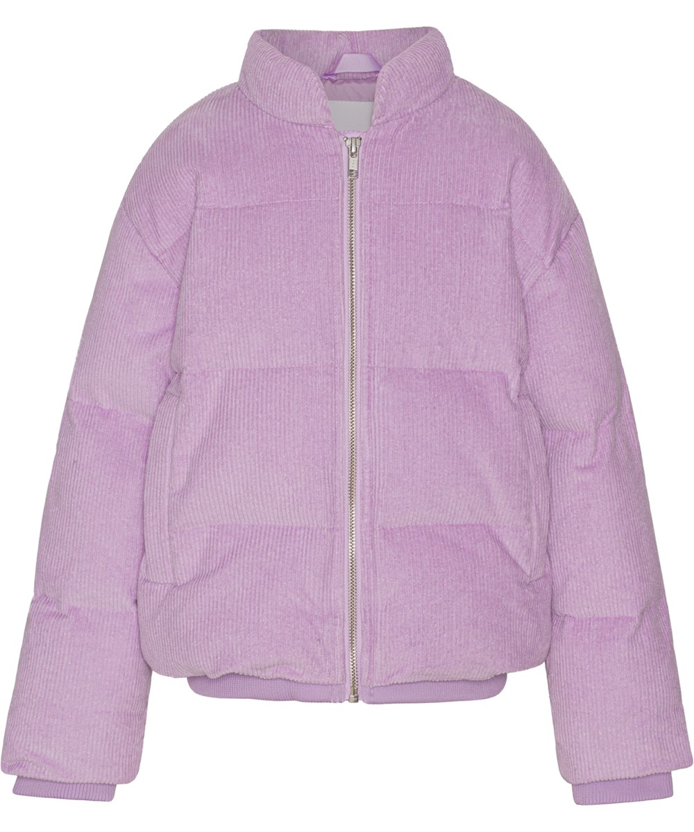 Helina - Alpine Glow - Lila bomberjacka i manchester.