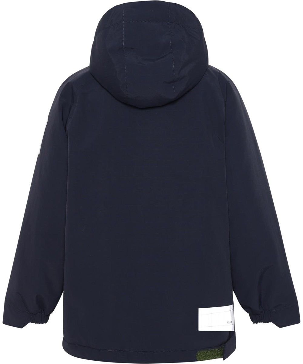 Holden - Carbon - Återvunnen anorak med reflexer i mörkblå.