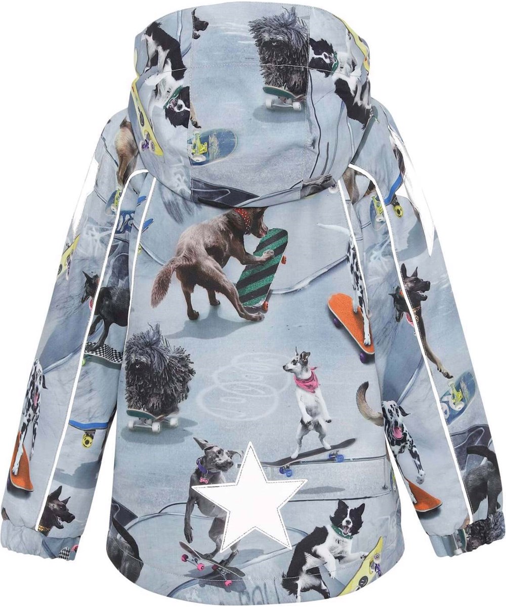 Hopla - Doggy Blue Town - Funktionell återvunnen vindjacka med anorak look.