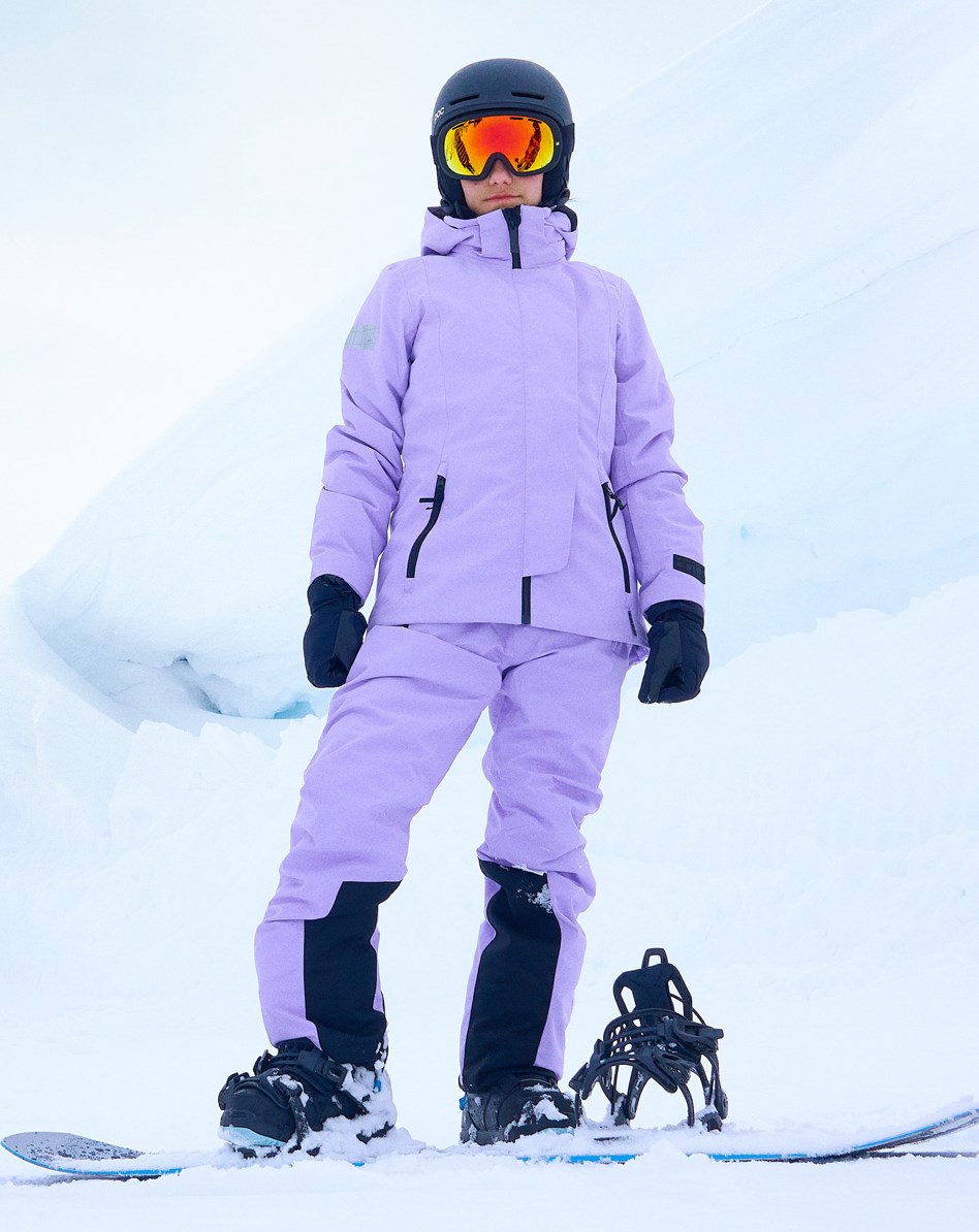 Pearson - Violet Sky - Återvunnen skidjacka i ljusila.