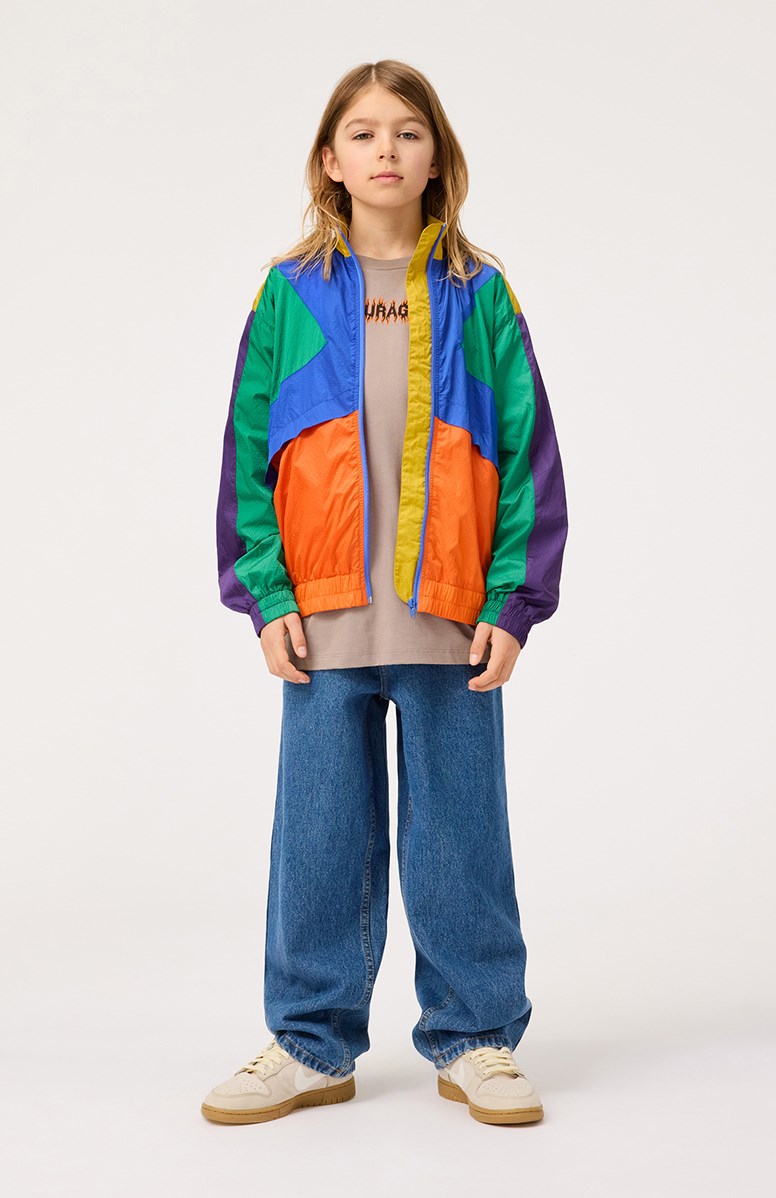 Henk - Colourblock - Multifärgad jacka för barn med stilrena snitt och inspiration hämtad från 80-talet.