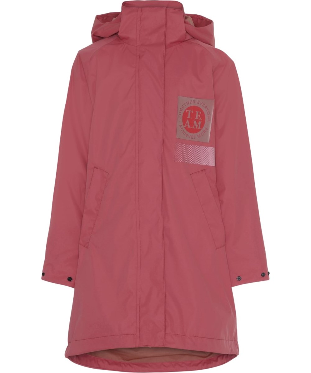 Win - Holly Berry - Pink röd lång vattentät parka jacka