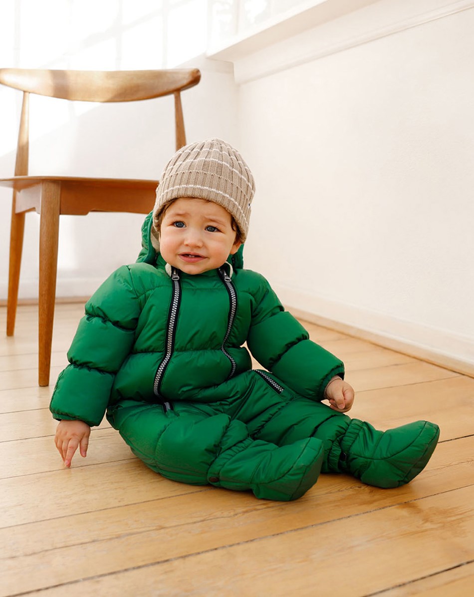 Hebe - Woodland Green - Grön overall till baby.