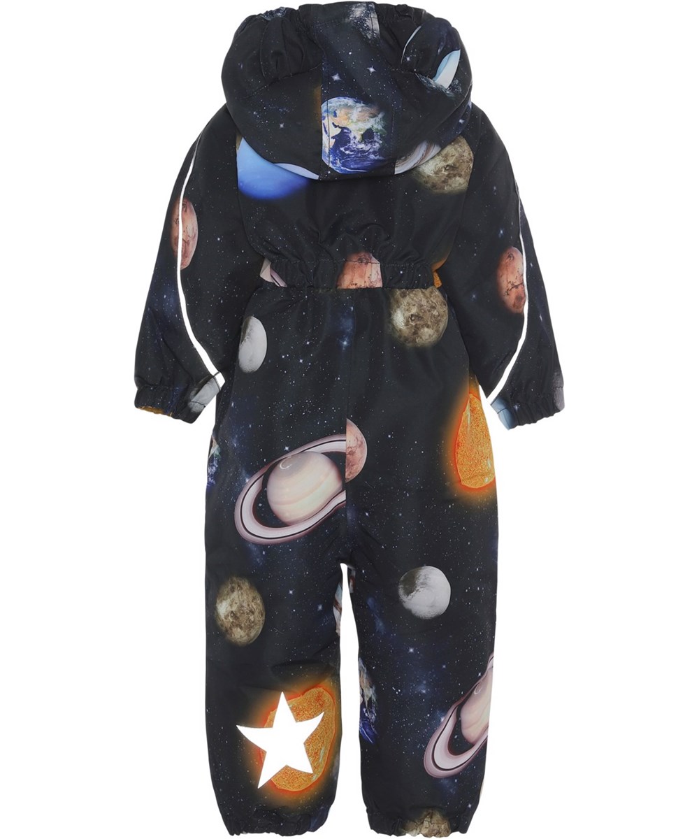 Hyde - Solar System - Återvunnen blå overall med planeter.