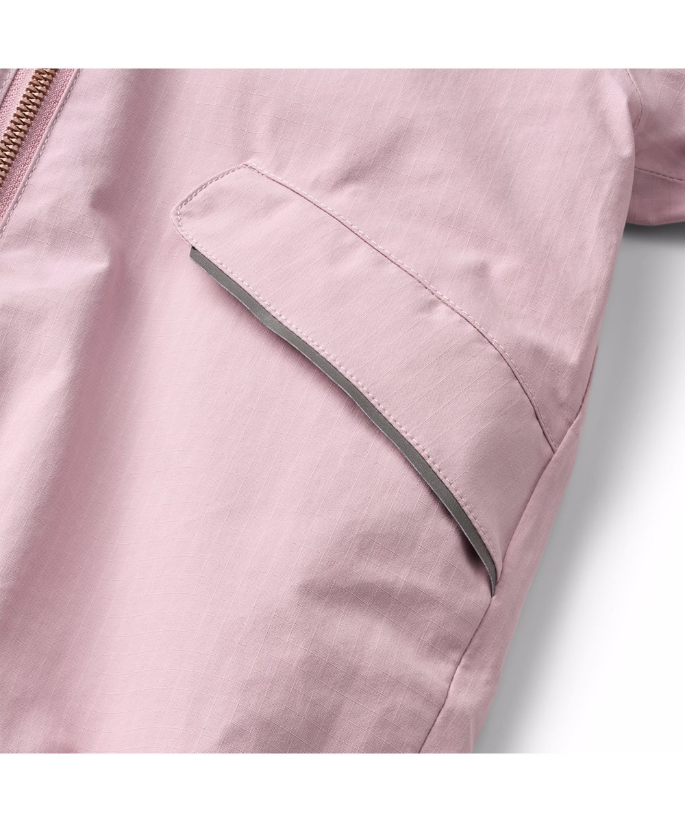 Hyde - Blue Pink - Vattenavvisande rosa overall för de små gjord av återvunnen nylon.