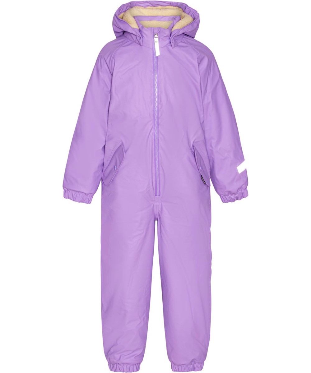 Paco - Violet Sky - Återvunnen gummioverall i ljuslila.