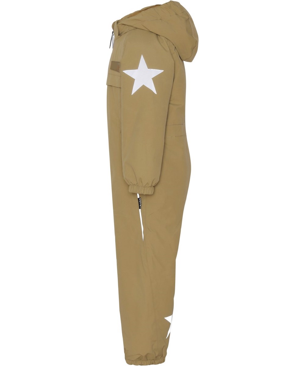 Pingo - Khaki - Återvunnen grön vattentät overall.