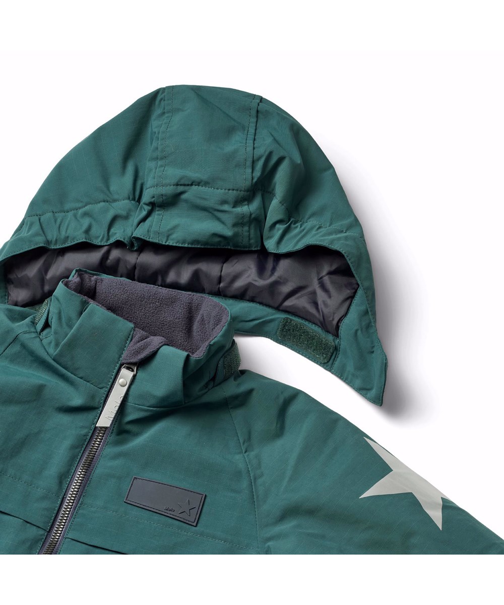 Pingo - Ponderosa Pine - Mörkgrön barnoverall i återvunnen polyester