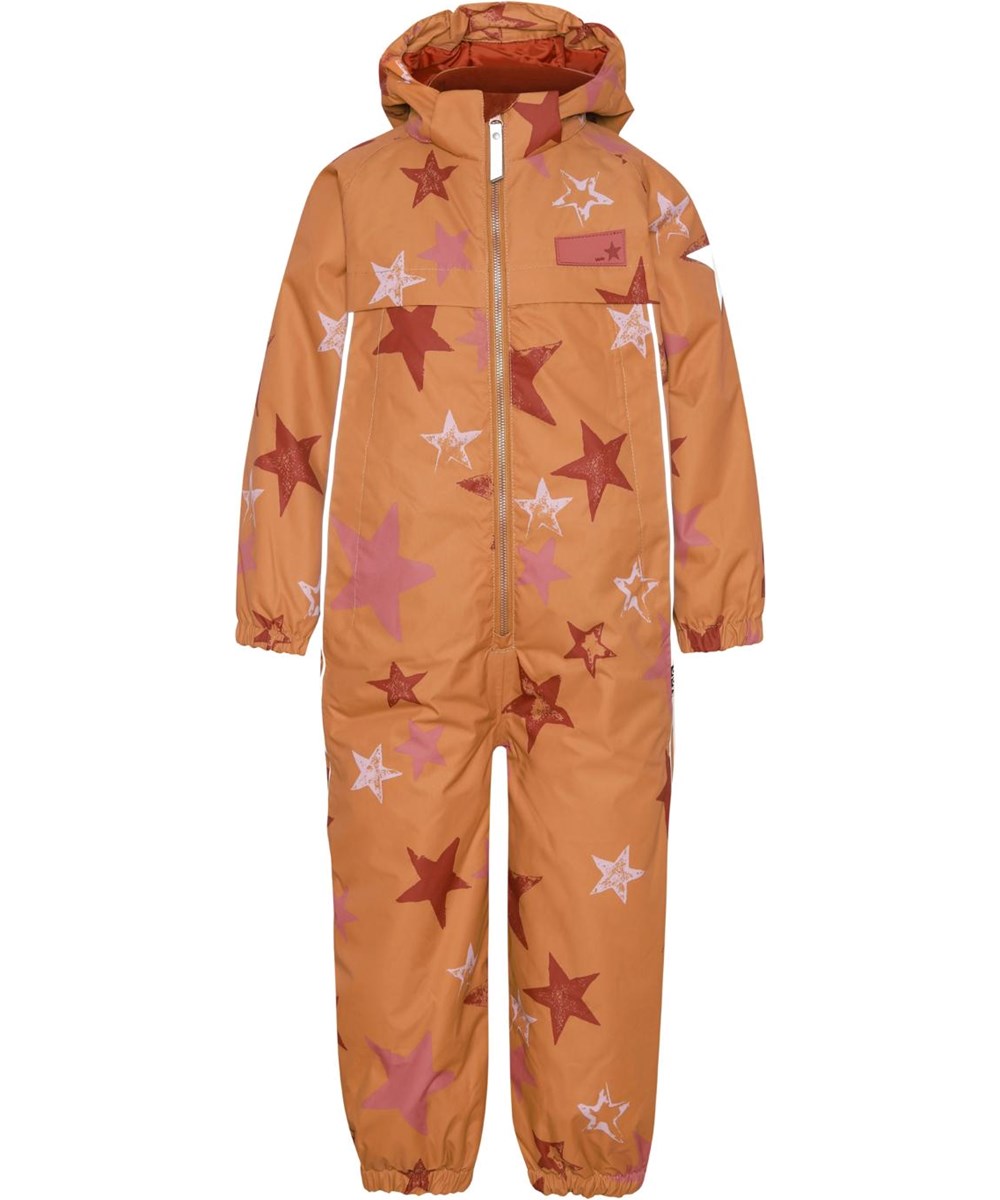 Pingo - Rosewood Star - Återvunnen unisexoverall med stjärnor.