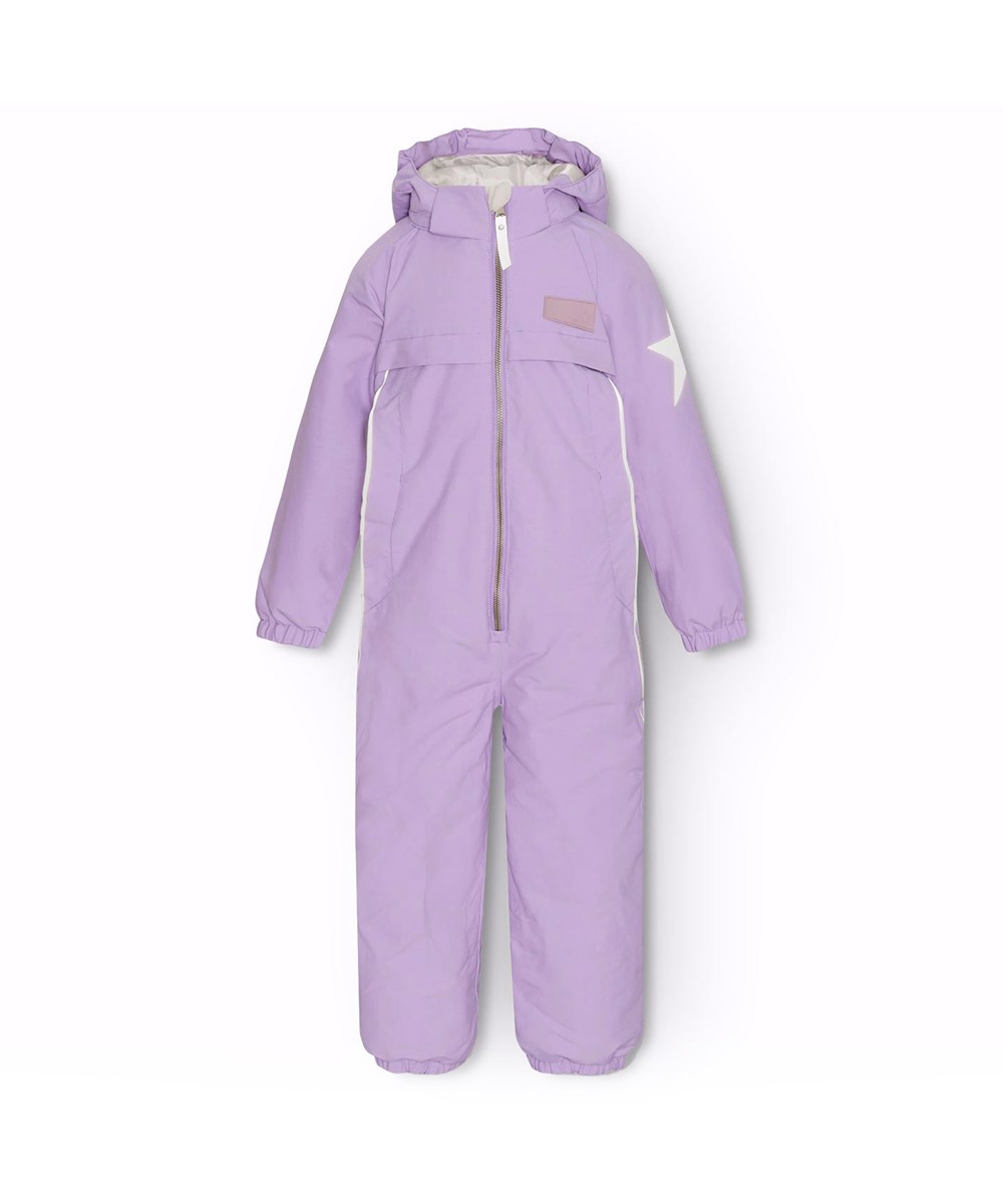 Pingo - Viola - Lila overall för barn i återvunnen polyester.